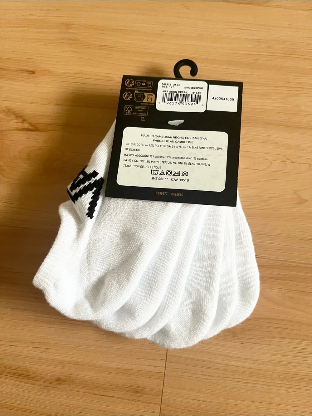 Vans Kids Classic Kick Socks