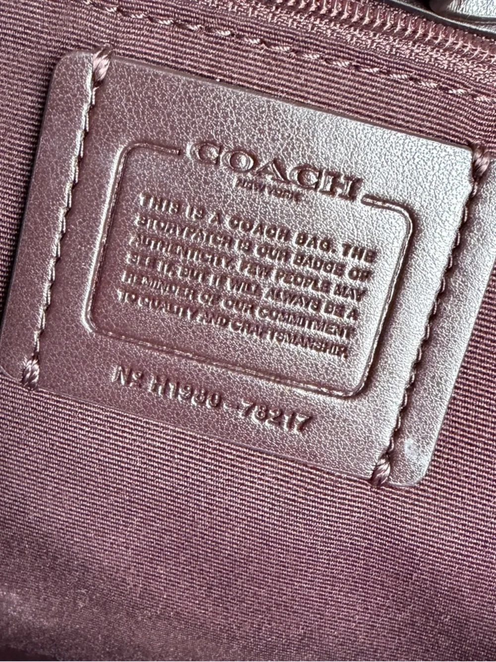 Coach beautiful leather