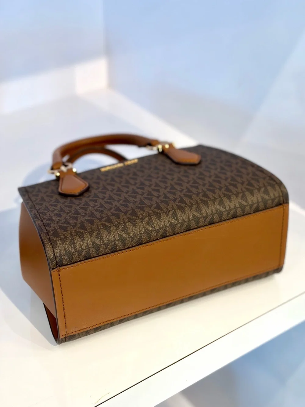 Michael Kors Marilyn Small Signature Logo Satchel Crossbody Bag
