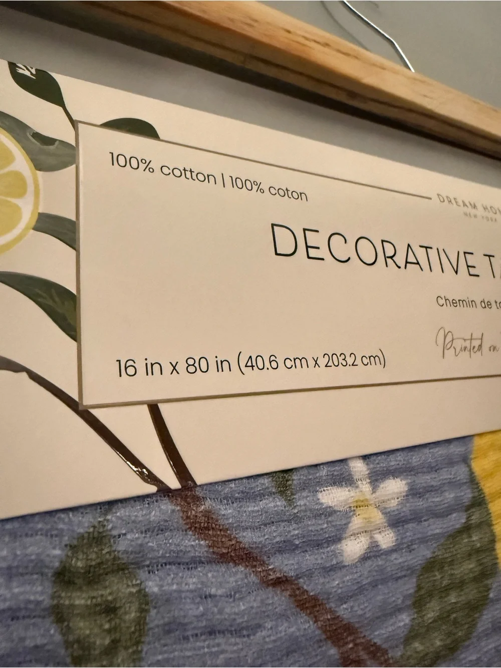 Dream Home NY Lemon Table Runner