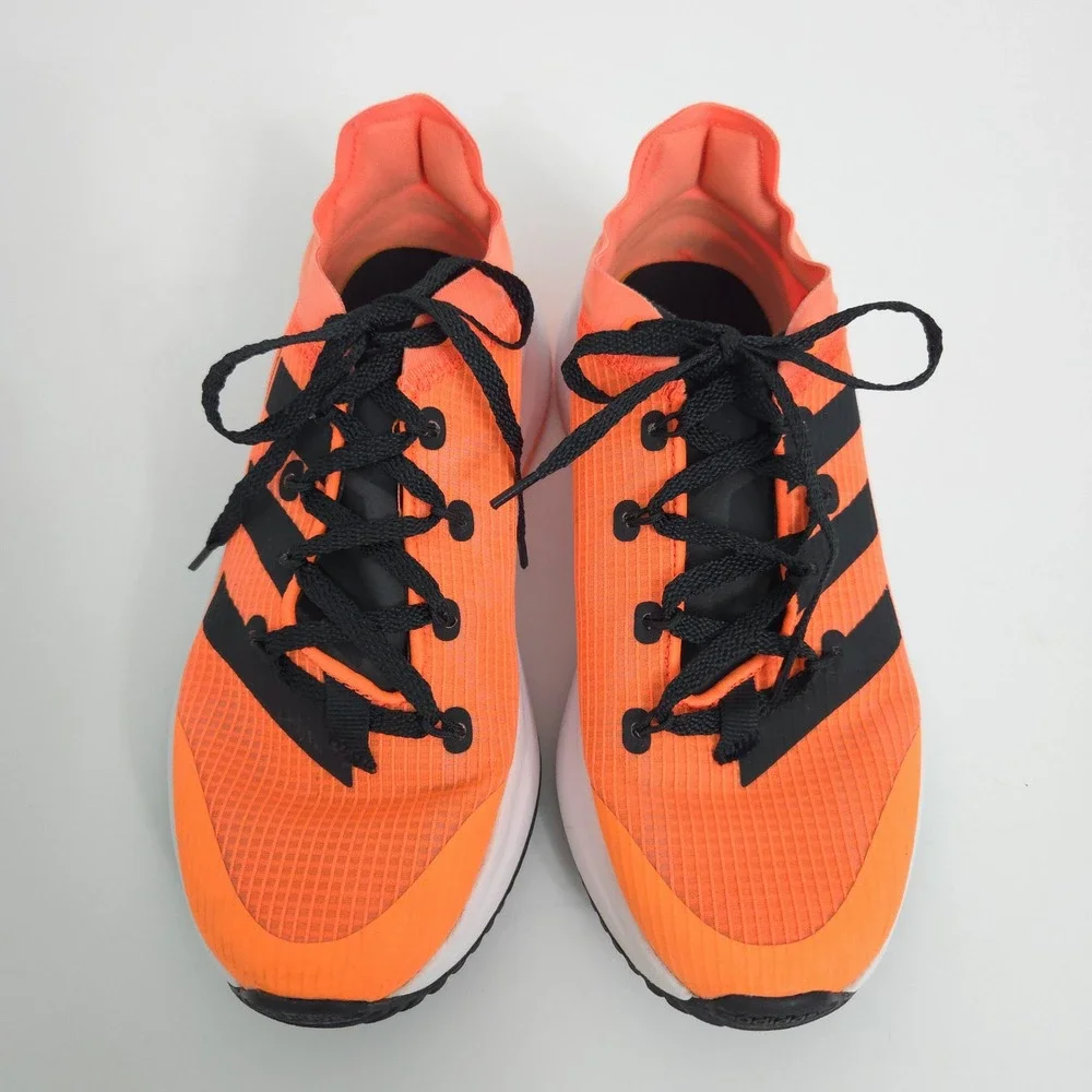 Adidas Neo FluidFlash Neon Orange & Black Cloudform Sneakers- Men's 4.5