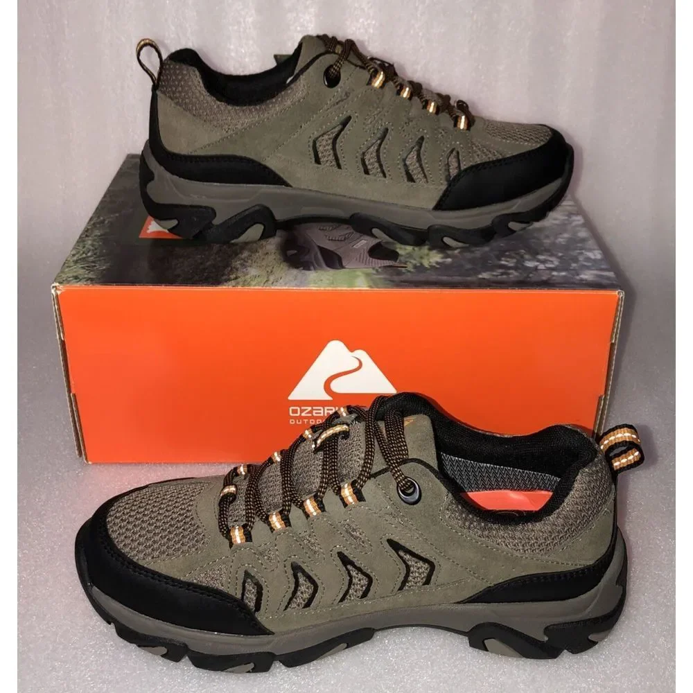 Ozark Trail Taupe Waterproof Lightweight Hiking Shoes Men's‎ Size 7 NEW IN BOX