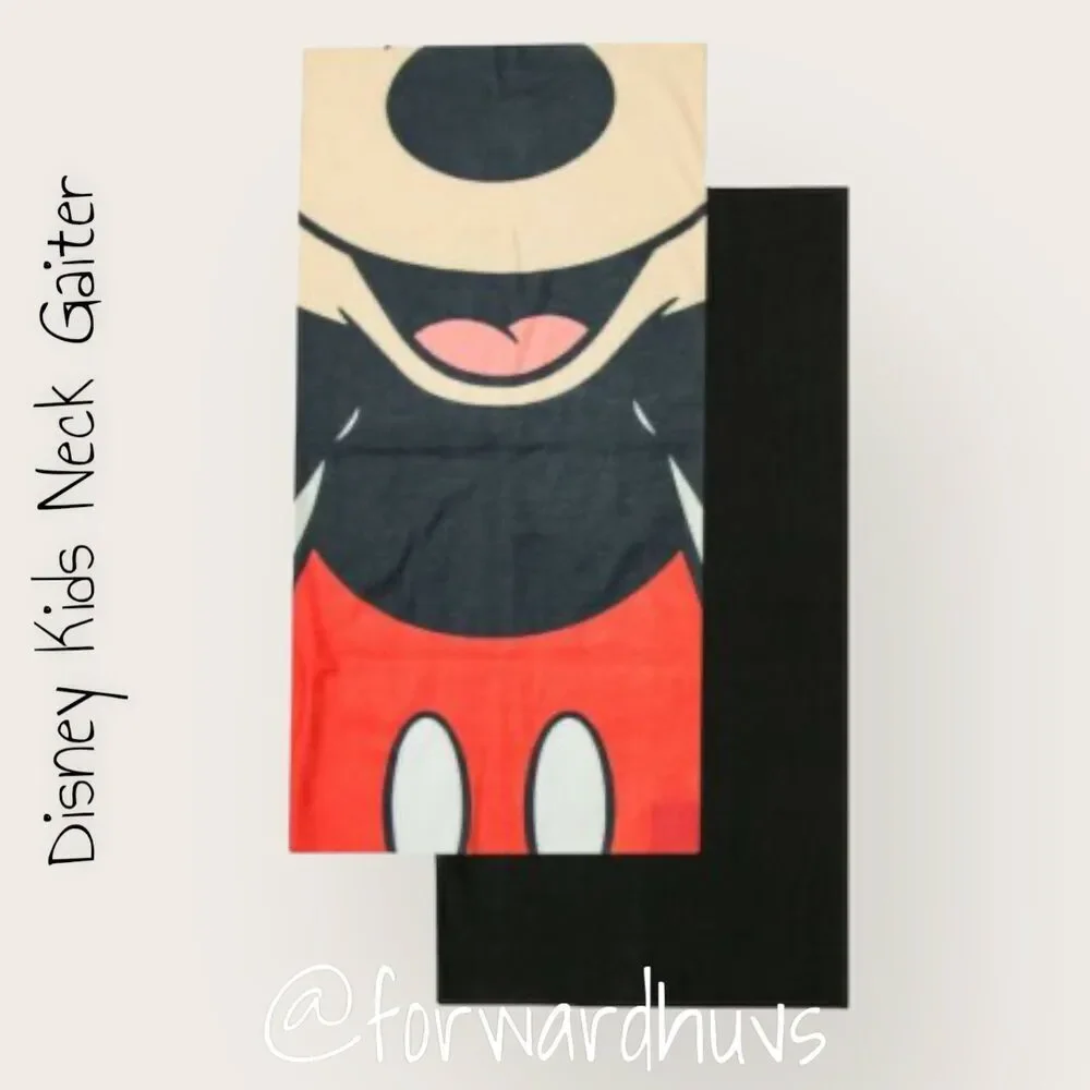 Bundle 3 for $15 Disney Kids Size Mickey Mouse 2pk Multipurpose Neck Gaiter