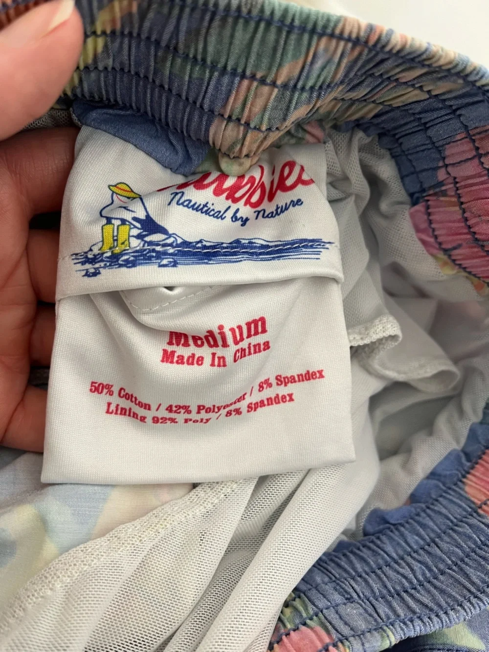 chubbies fabric shorts print