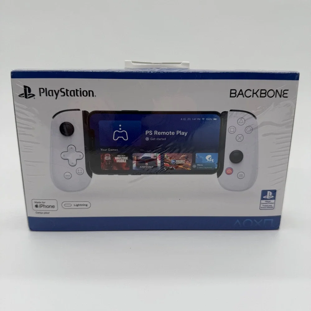 Backbone One PlayStation Edition Mobile Gaming Controller iPhone Lightning White