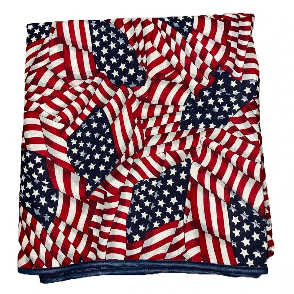 Tablecloth American Waving Flag 100x60