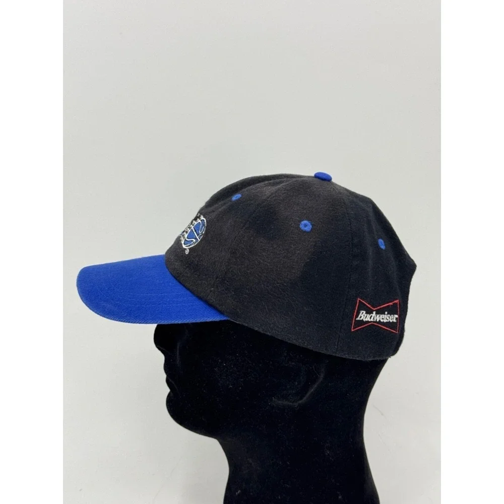 *VINTAGE* Budweiser NBA Orlando Magic‎ 90s Hat Blue brim KC