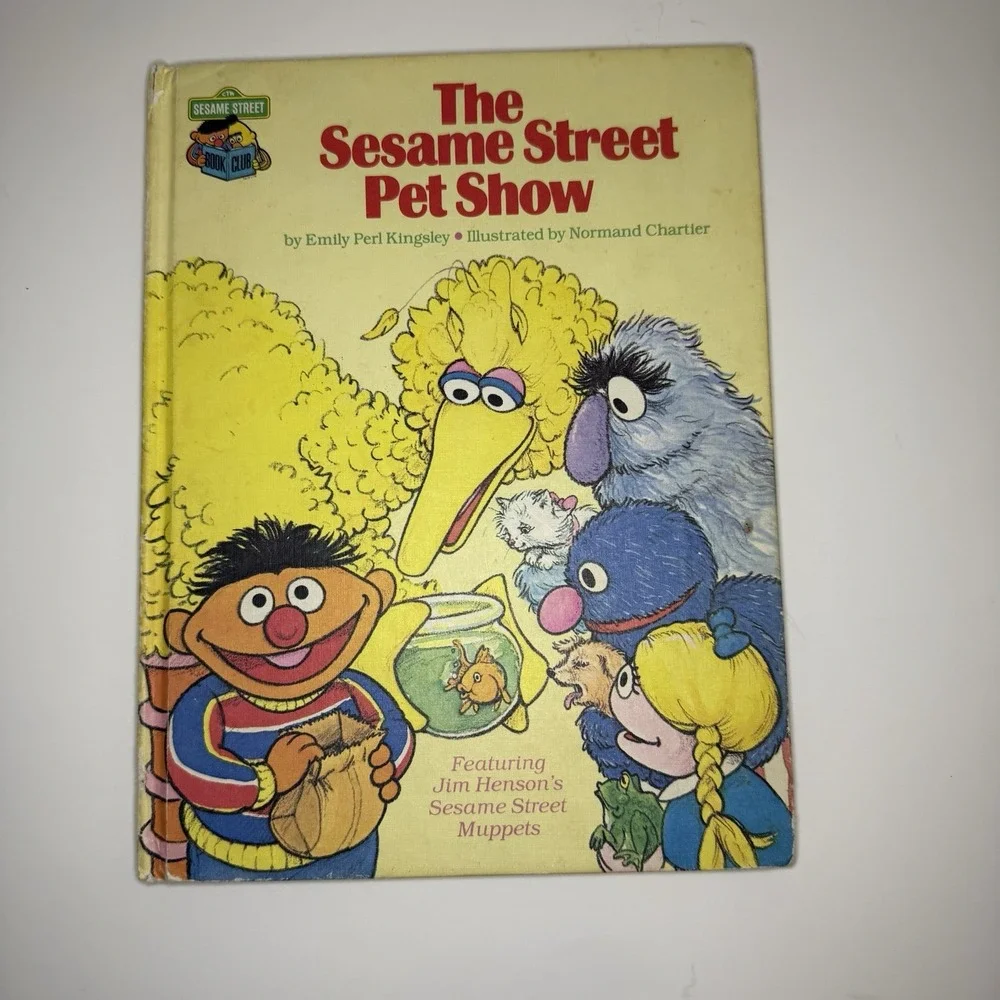 The Sesame Street Pet‎ show, sesame Street Book Club HC 1980 Muppets