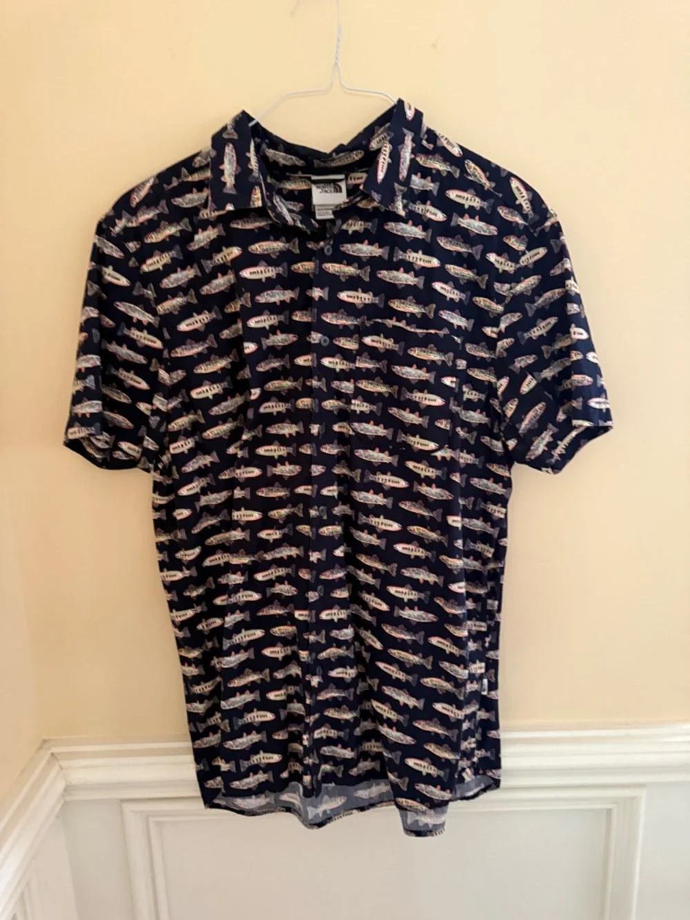 The North Face Men's Baytrail Pattern Short Sleeve Shirt Sz‎ XL