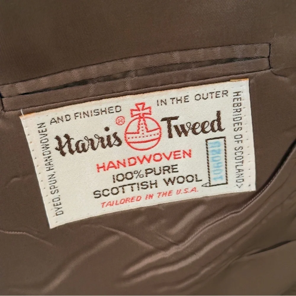 Vintage Jonathan Carroll Harris Tweed Jacket
