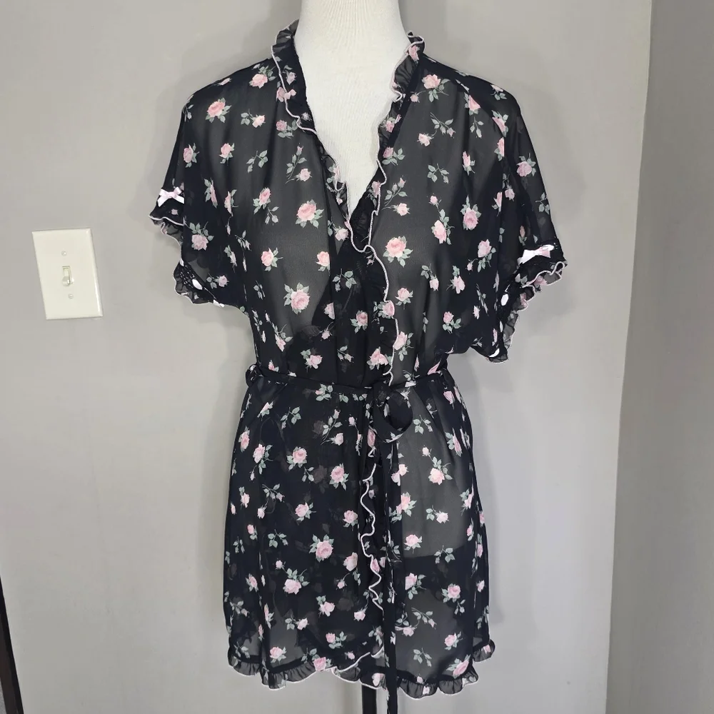 In Bloom sheer black