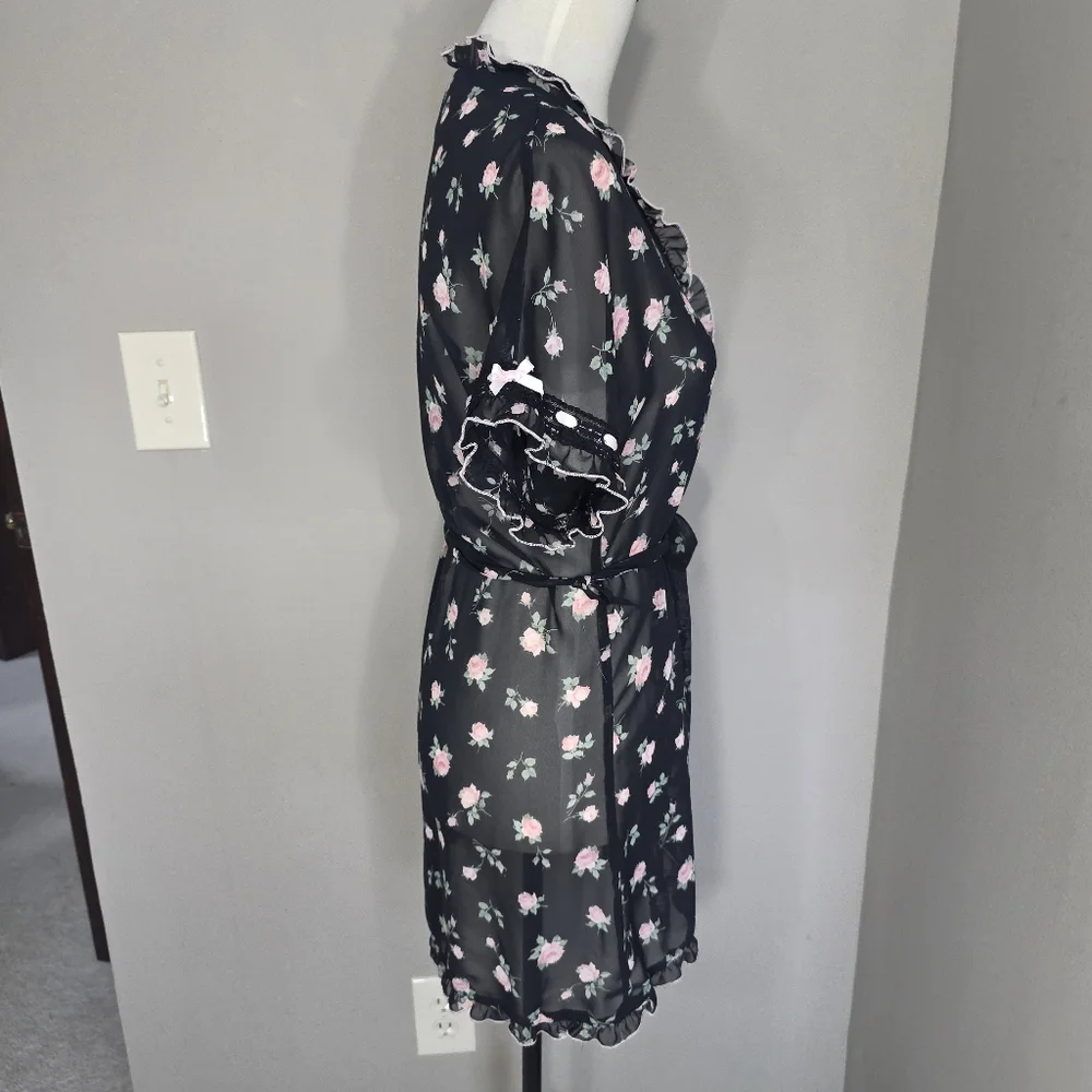 In Bloom sheer black