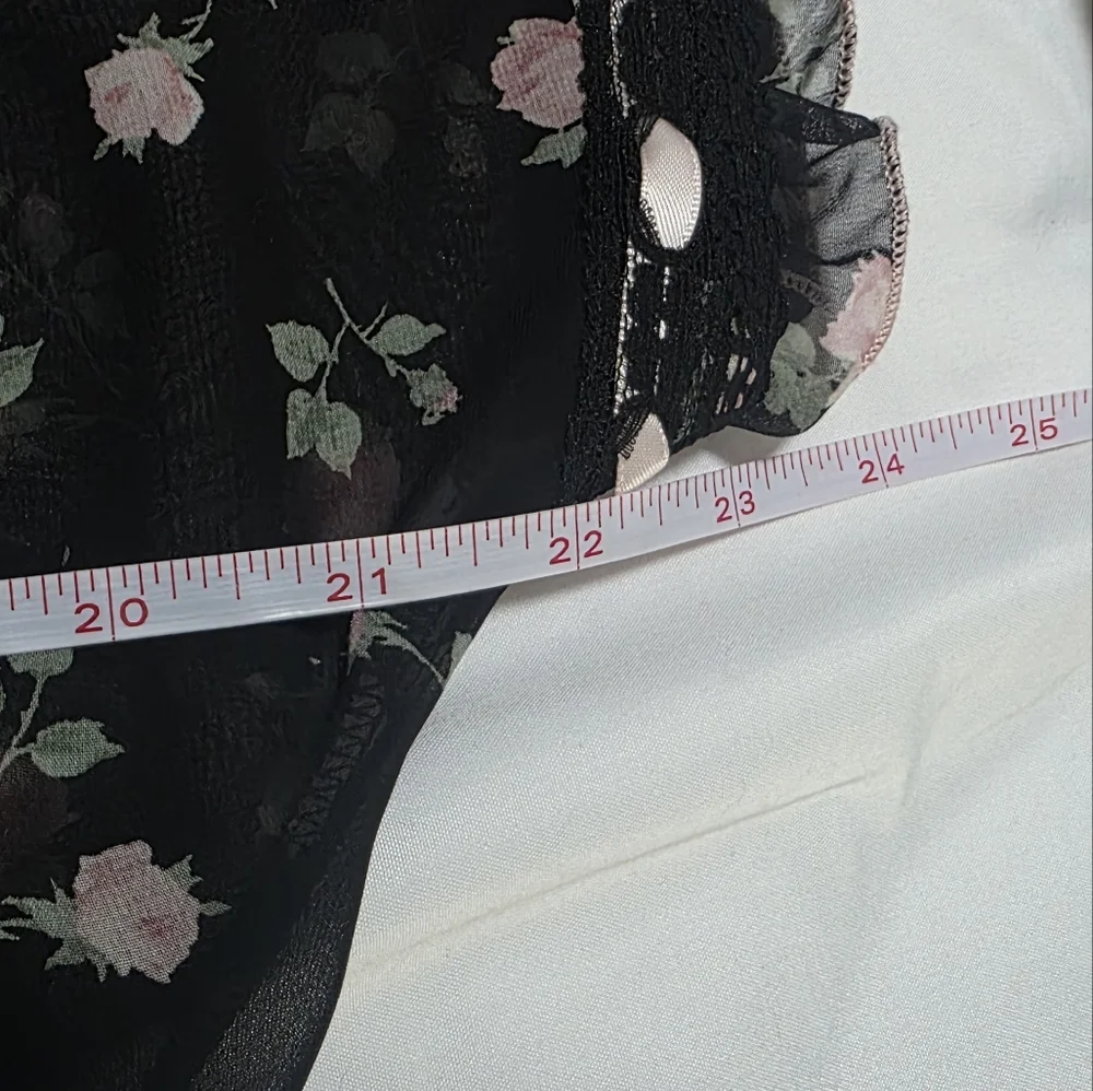 In Bloom sheer black
