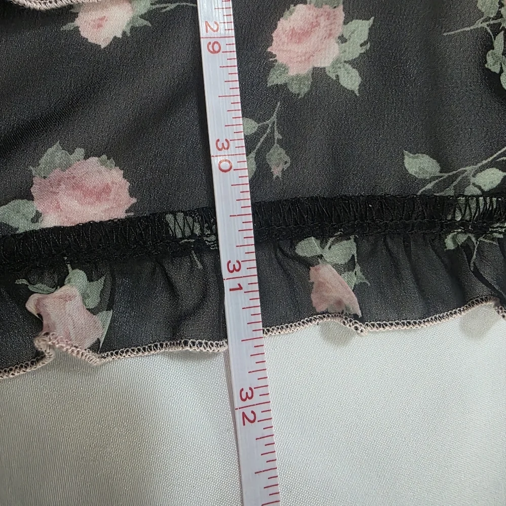 In Bloom sheer black