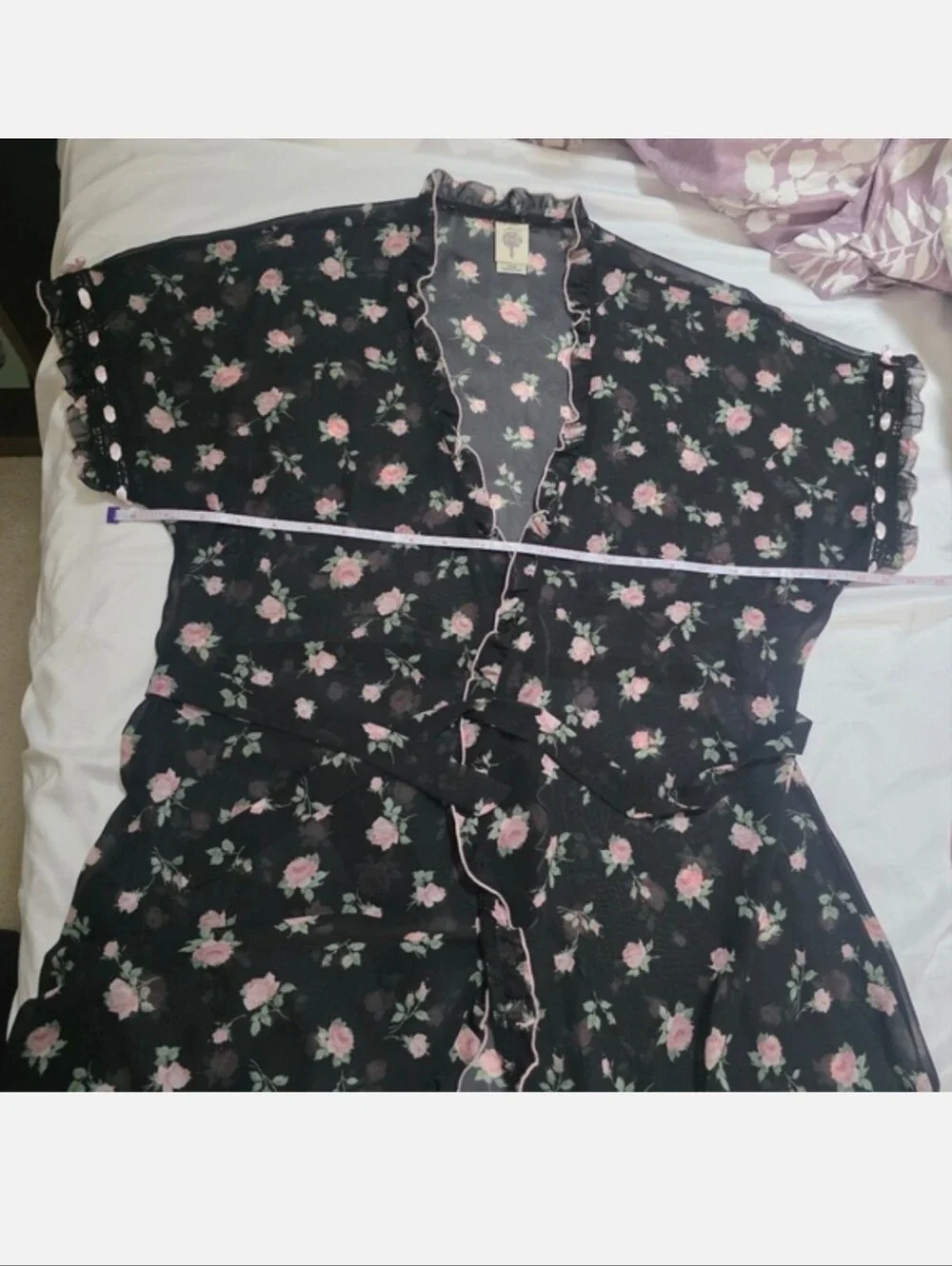 In Bloom sheer black