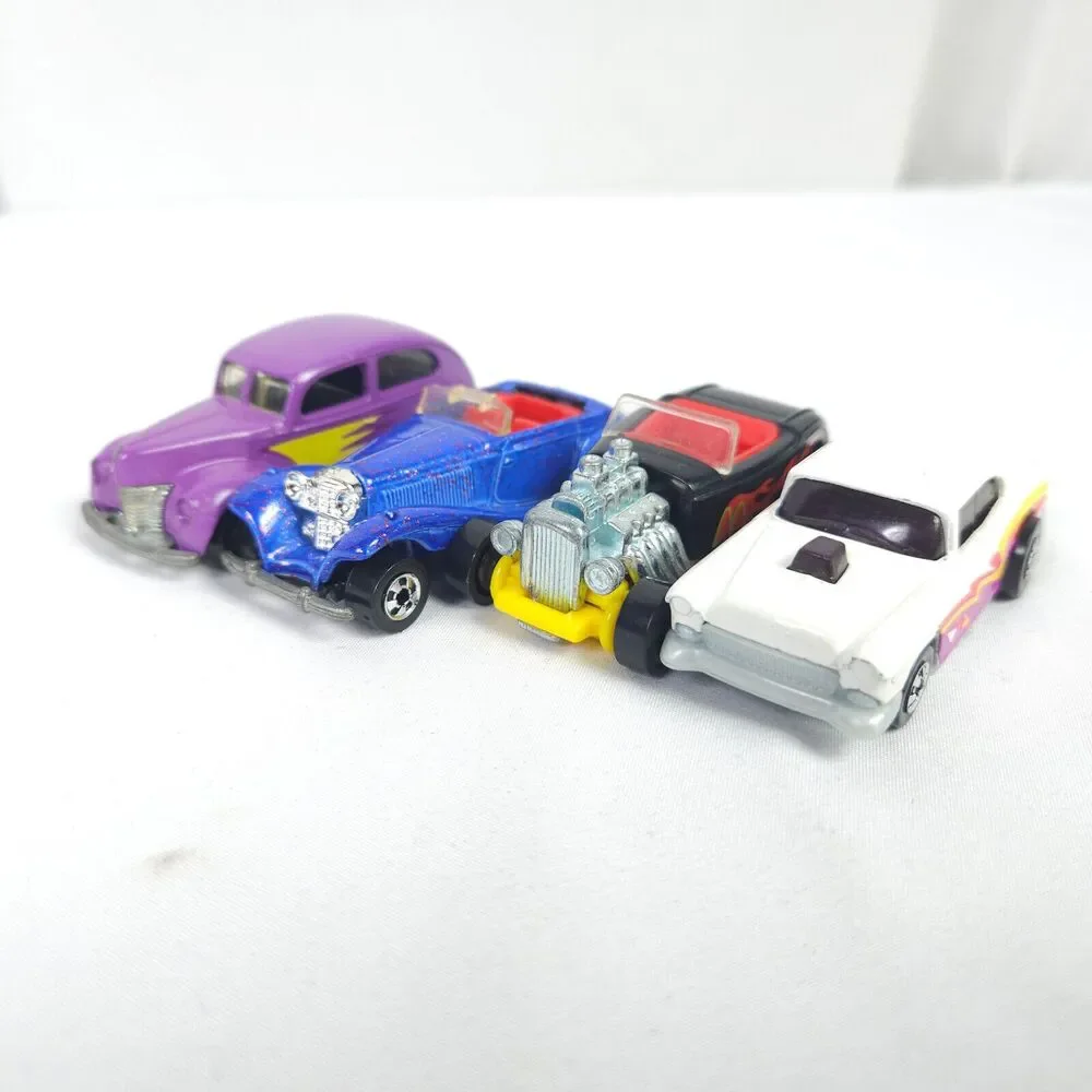 Vintage Hot Wheels 70-90s - Chevy Bel Air - Duesenberg -‎ Ford Coupe & Roadster