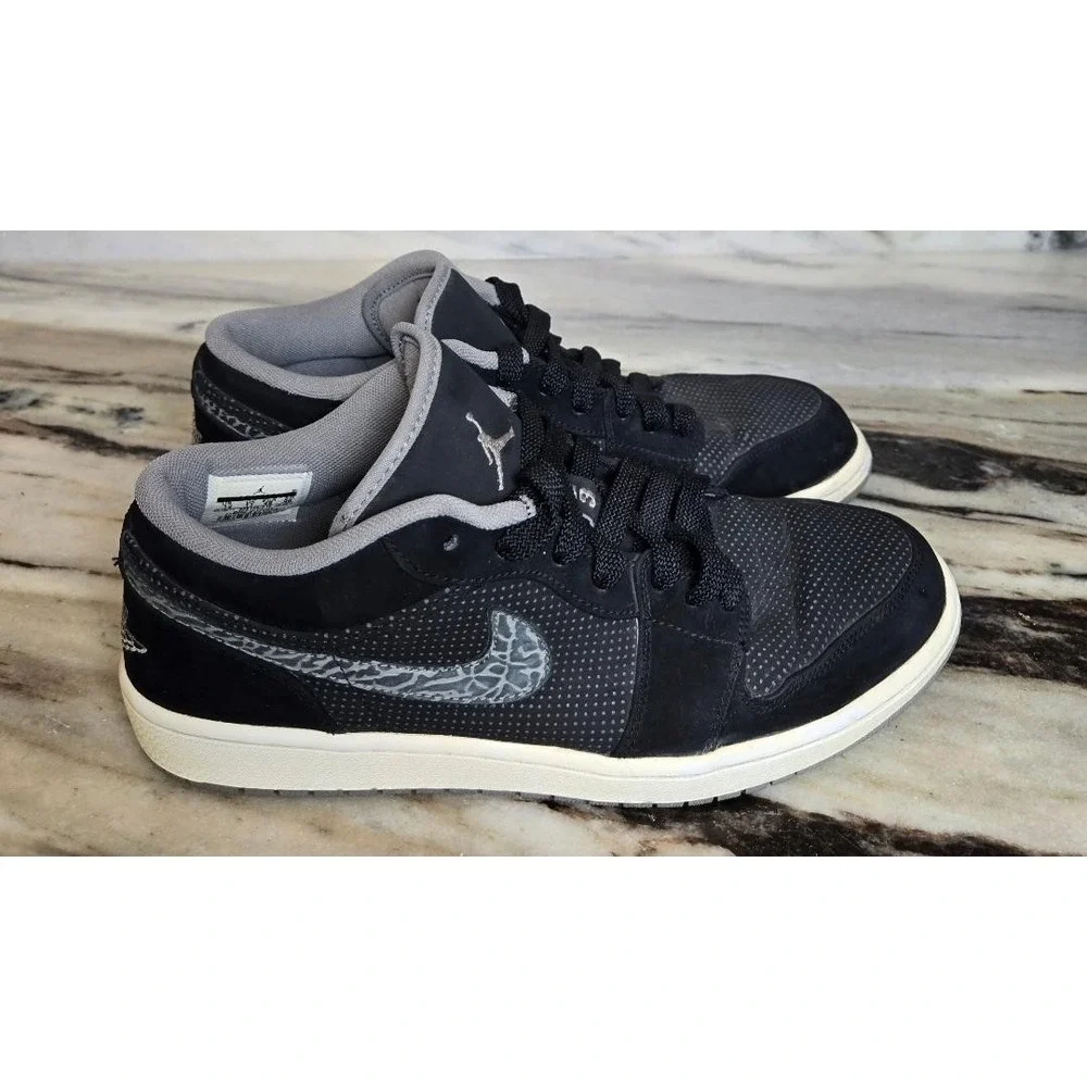 Size 12 - Air Jordan 1 Phat‎ Low Black Charcoal