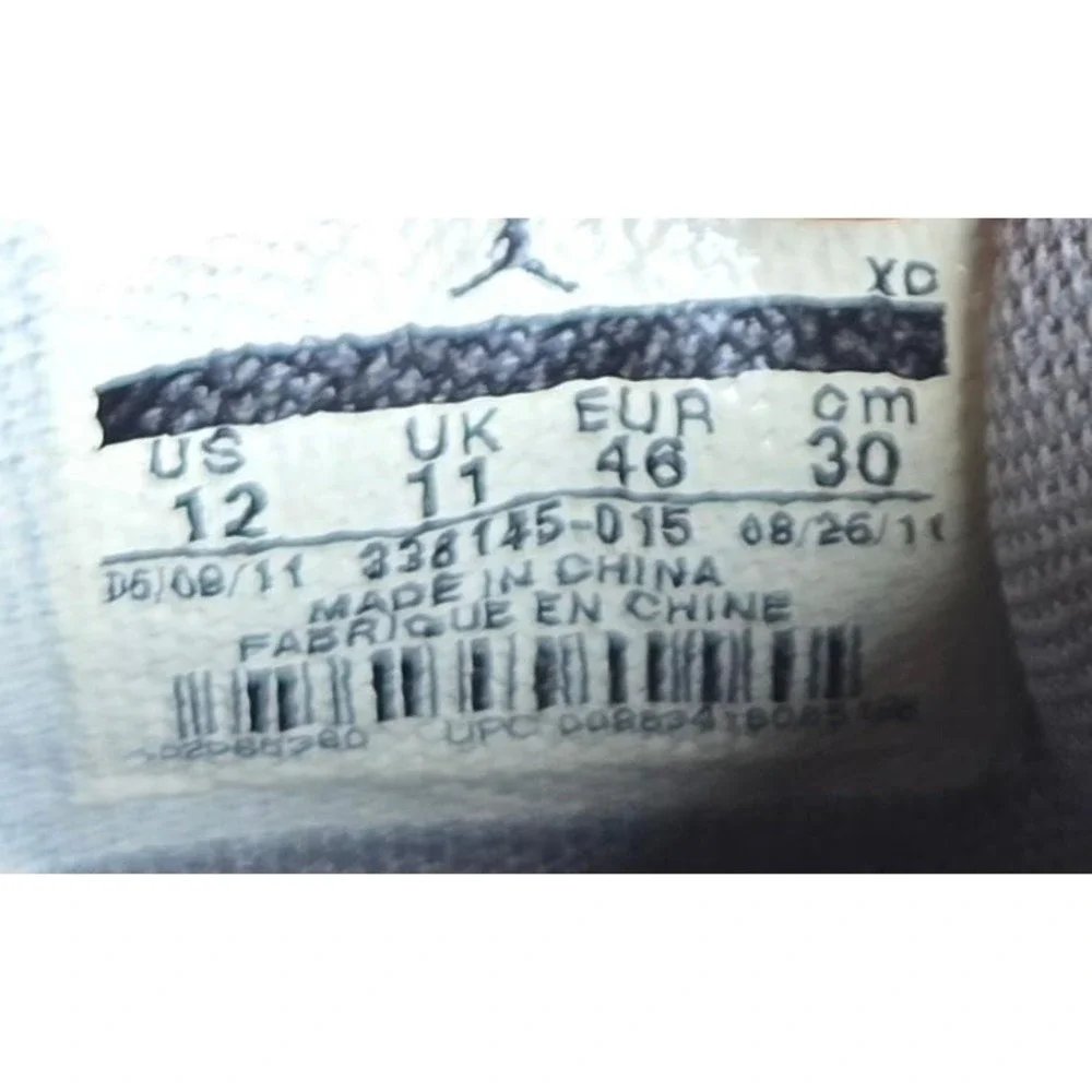 Size 12 - Air Jordan 1 Phat‎ Low Black Charcoal