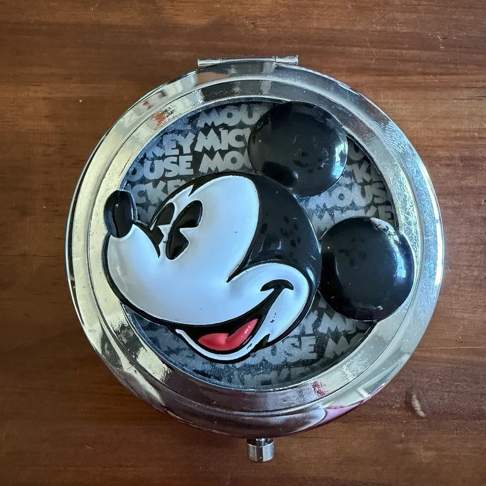 Disney MICKEY‎ MOUSE GLASS COMPACT MIRROR