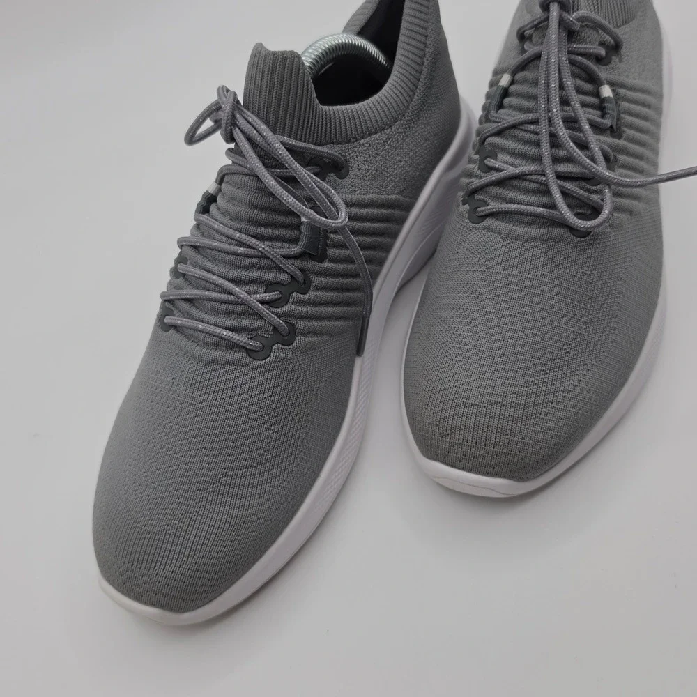 FootJoy Flex Golf Shoes Womens 8.5 Grey Excellent Spikeless Knit 95359