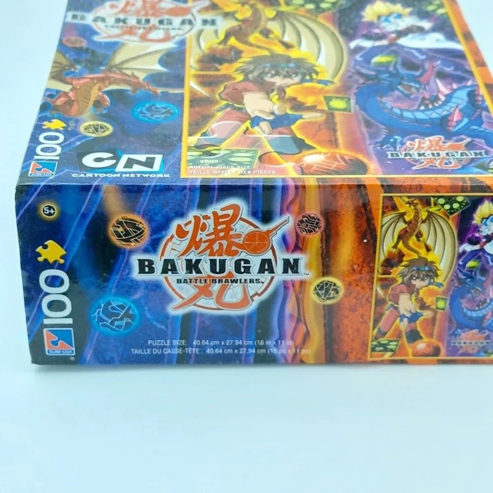 Bakugan Battle Brawlers 100‎ Piece Puzzle Sure-Lox 2008 Dan Kuso Drago 16x11in