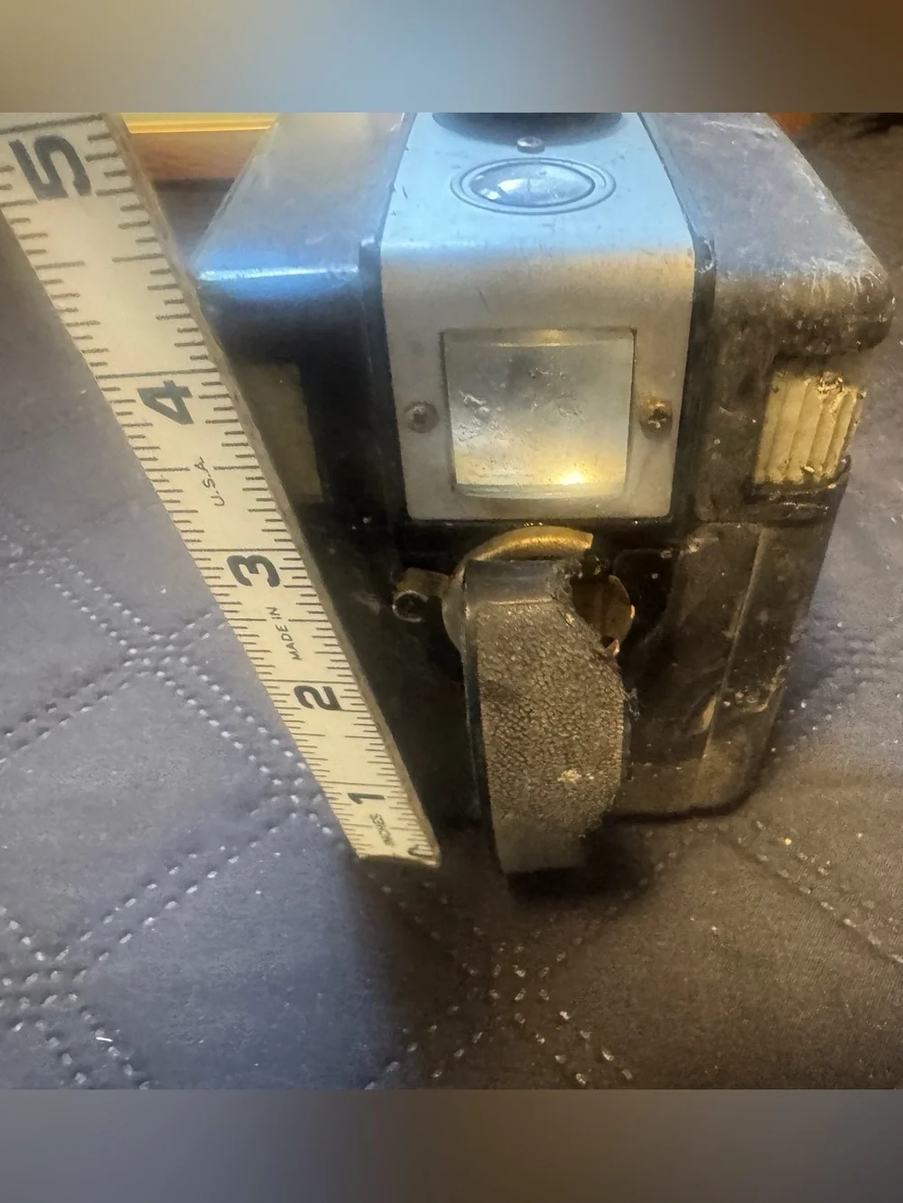 Vintage Kodak Brownie Hawkeye Flash Camera - Black & Silver for decoration parts