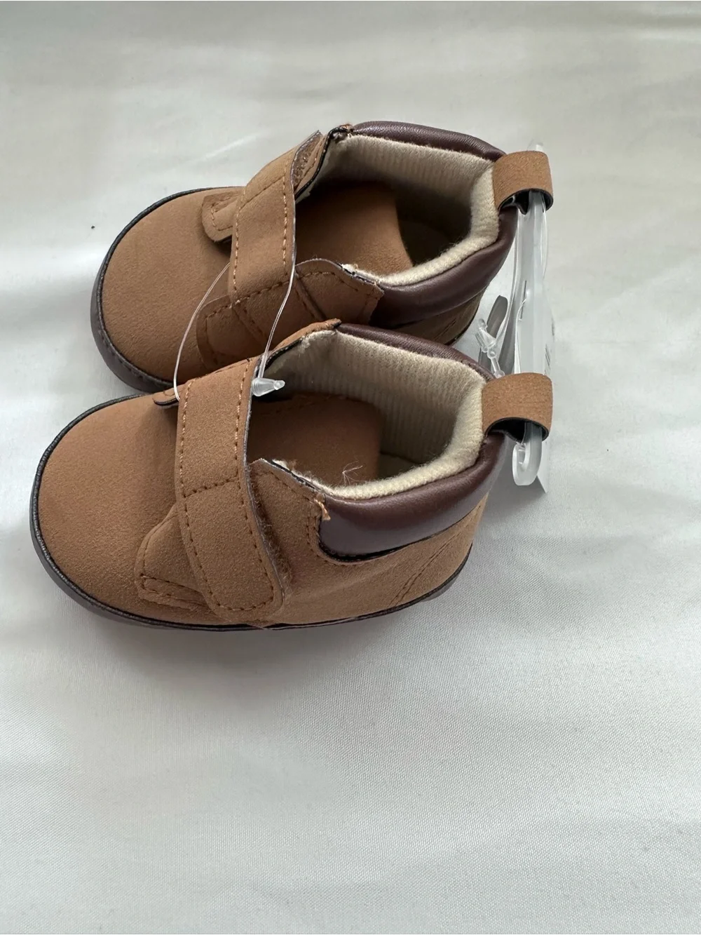 Carter's Child Of Mine Brown Worker Boots Baby Boy Size 0-3 months NEW