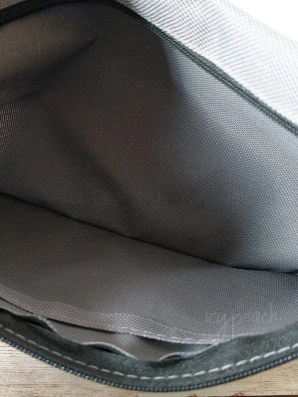 Staples 3-Ring Zipper Pouch Gray Binder Accessory Pencil Case Organizational
