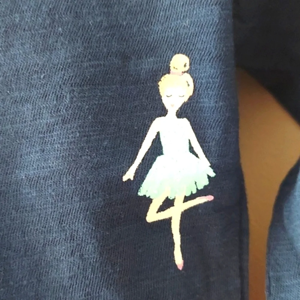 Carter’s Navy Blue Ballerinas T Shirt - size 3T