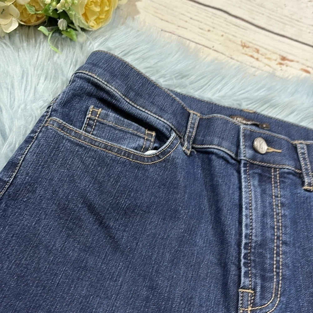 J. McLaughlin Raw Hem Bootcut High Rise Jeans sz 2