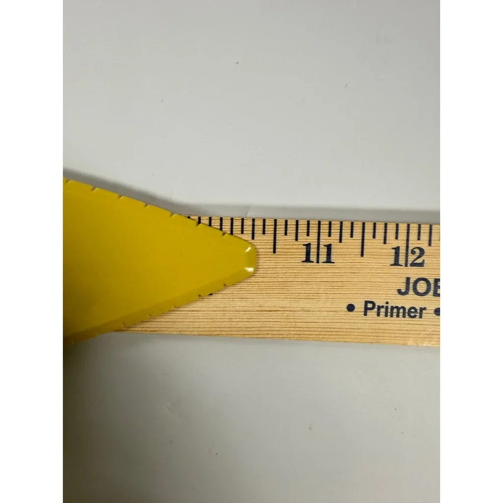 VTG Foley Pie Cake Server Slicer Yellow Nylon Plastic MCM Retro Kitchen Utensil