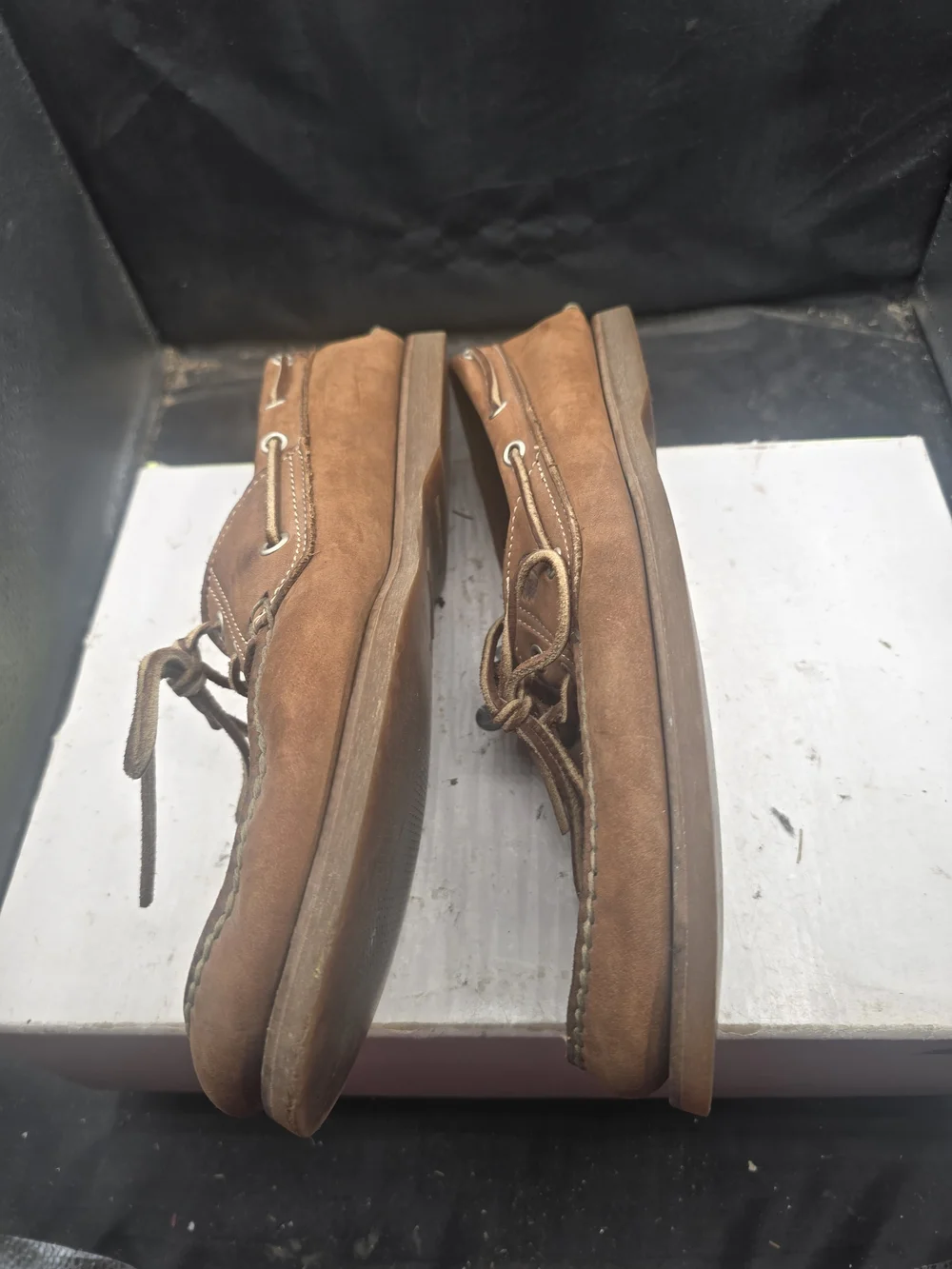 Timberland leather boat