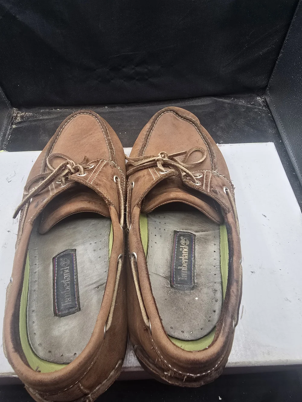 Timberland leather boat