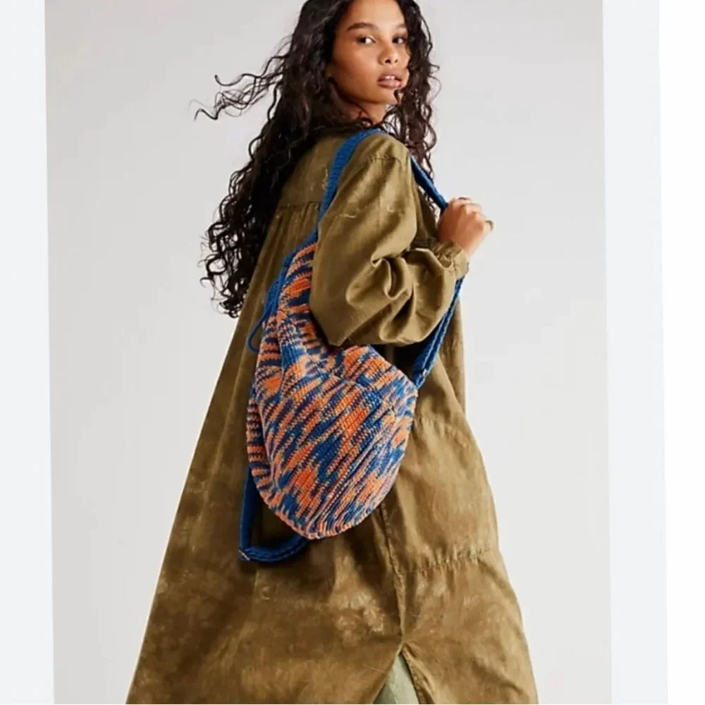 NWOT Free People Montana Crochet Backpack- So cool in crochet  backpack