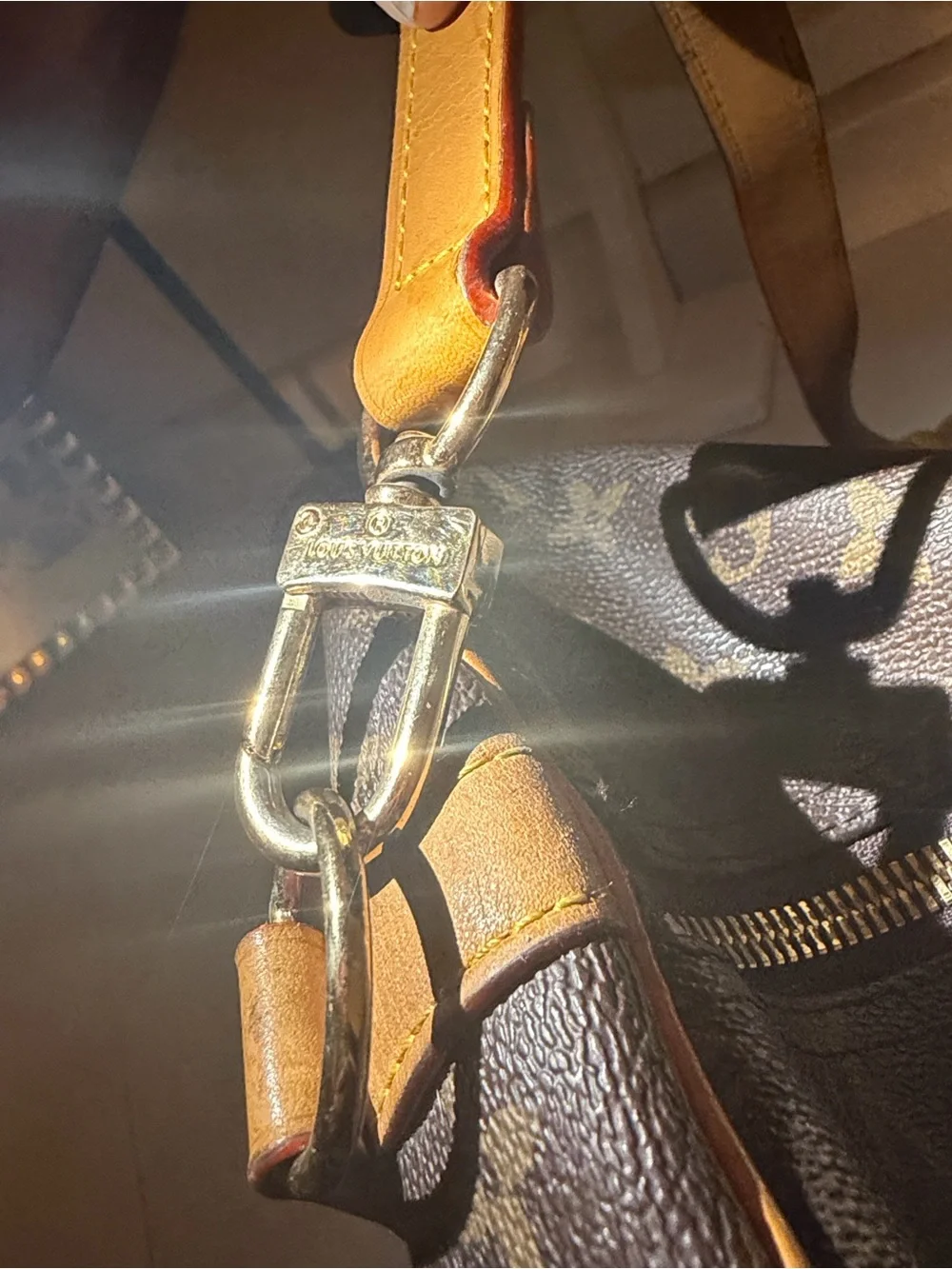 Louis Vuitton leather monogram