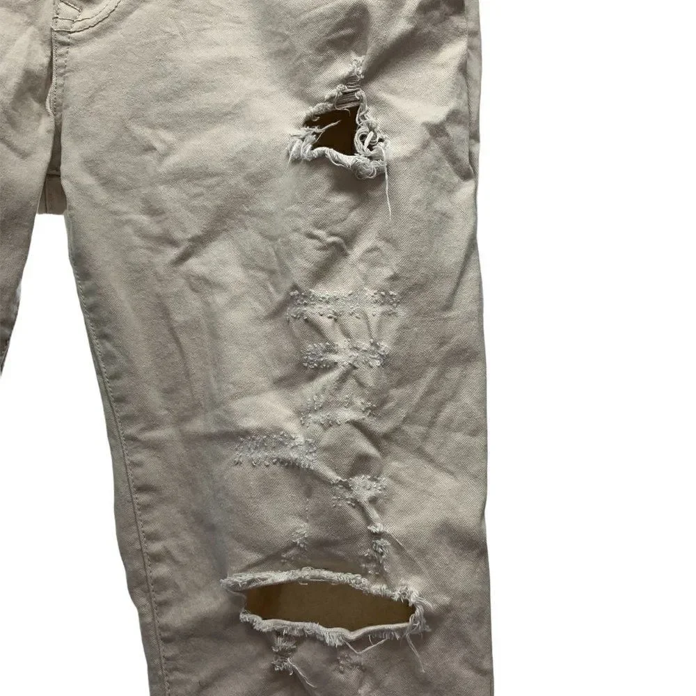 True Religion Geno Relaxed Slim Cream Pants 38 Waist 40 Length 33