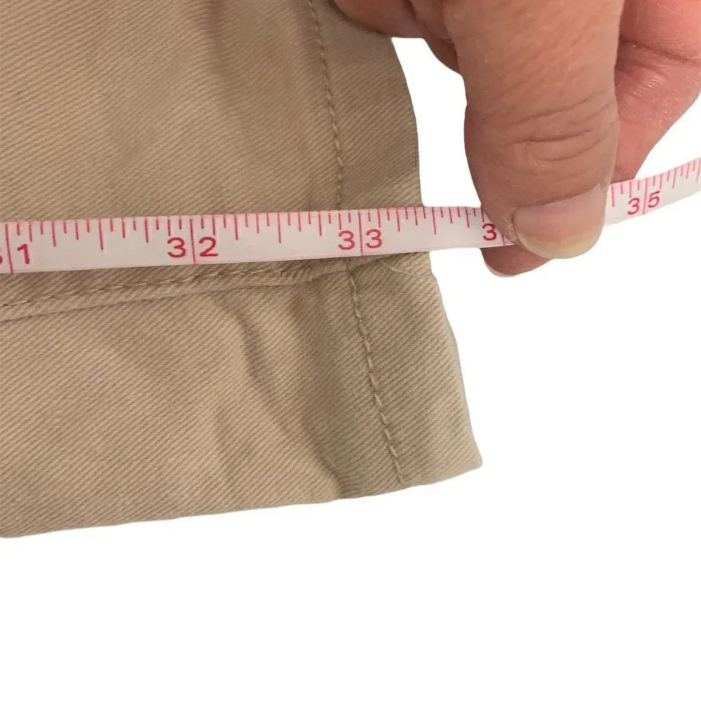 True Religion Geno Relaxed Slim Cream Pants 38 Waist 40 Length 33