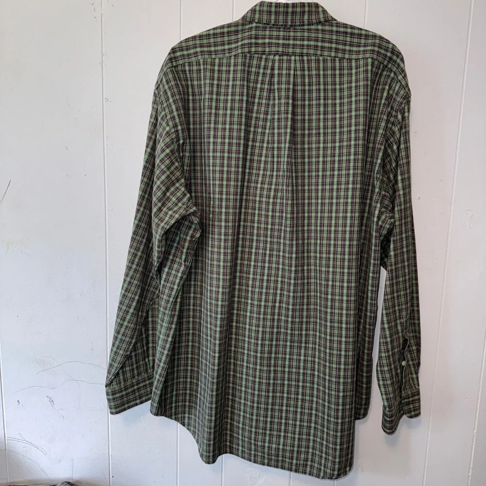 Polo Ralph Lauren Mens XL Plaid Button Down Long Sleeve