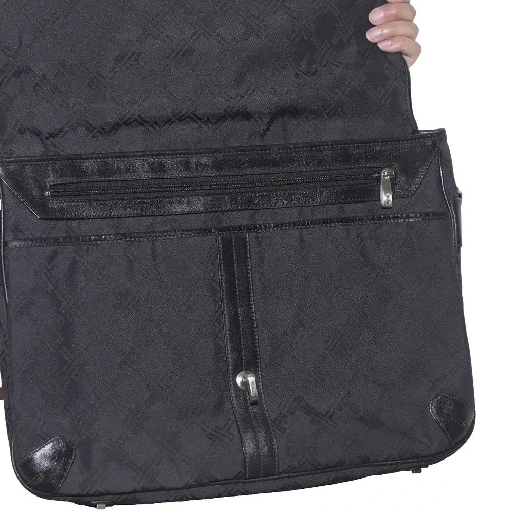Tumi black monogram
