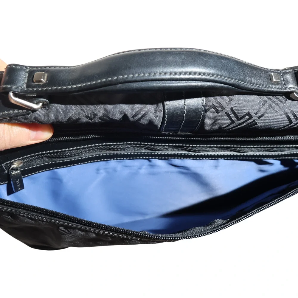 Tumi black monogram