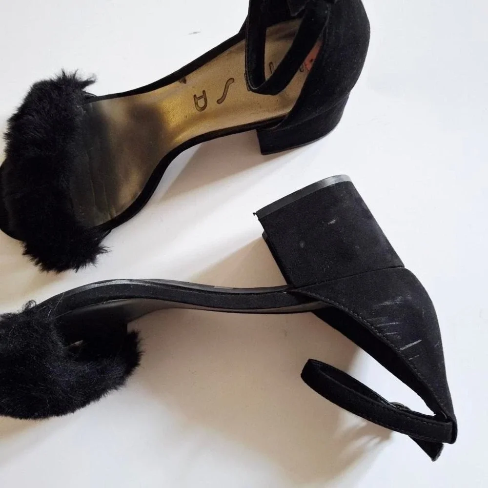 Unisa black faux