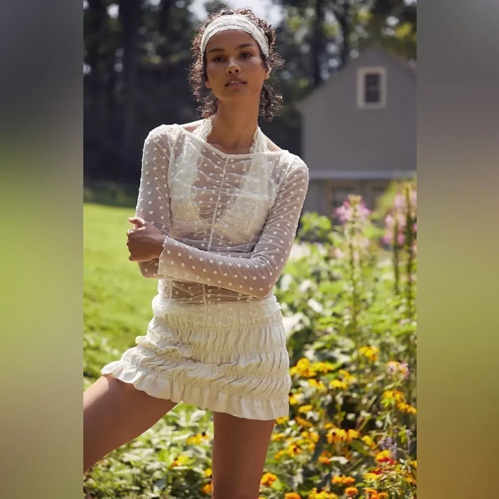 Free People Most Likely Layering Top in Ivory
