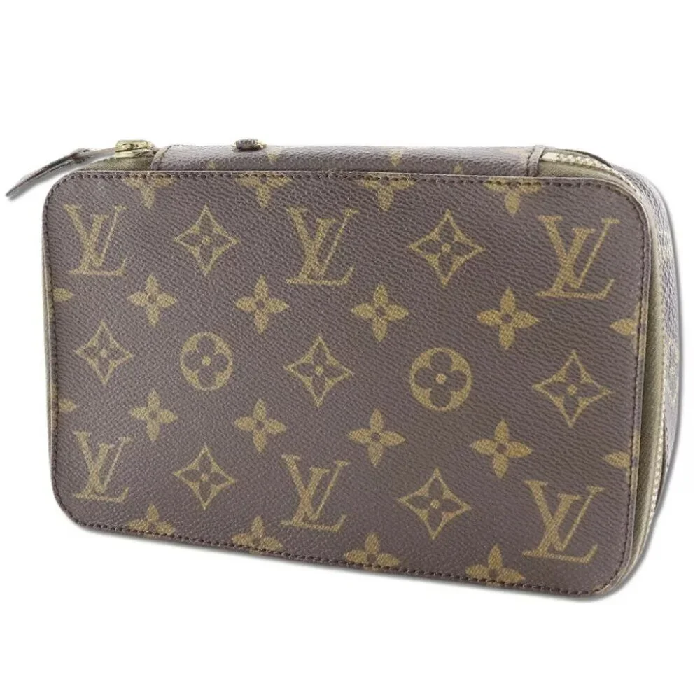 LOUIS VUITTON Posh Monte Carlo Pouch M47350 Jewelry case Monogram canvas u...