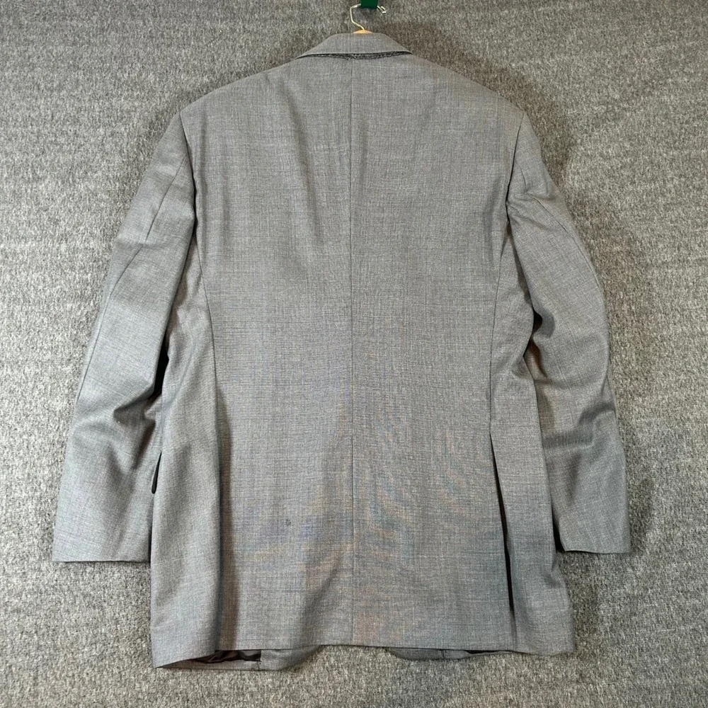 VTG Brooks Brothers 1818 Madison Blazer Mens 41R Saxxon Wool Grey Sport Coat USA