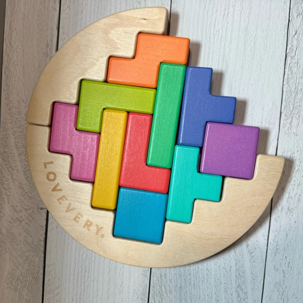Lovevery Wooden Wobble Puzzle Problem Solver Incomplete‎ NIB