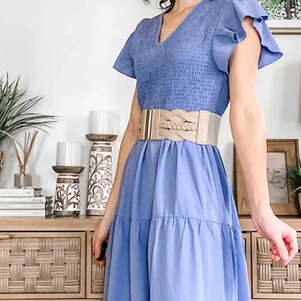 Wide Boho Waist Belt