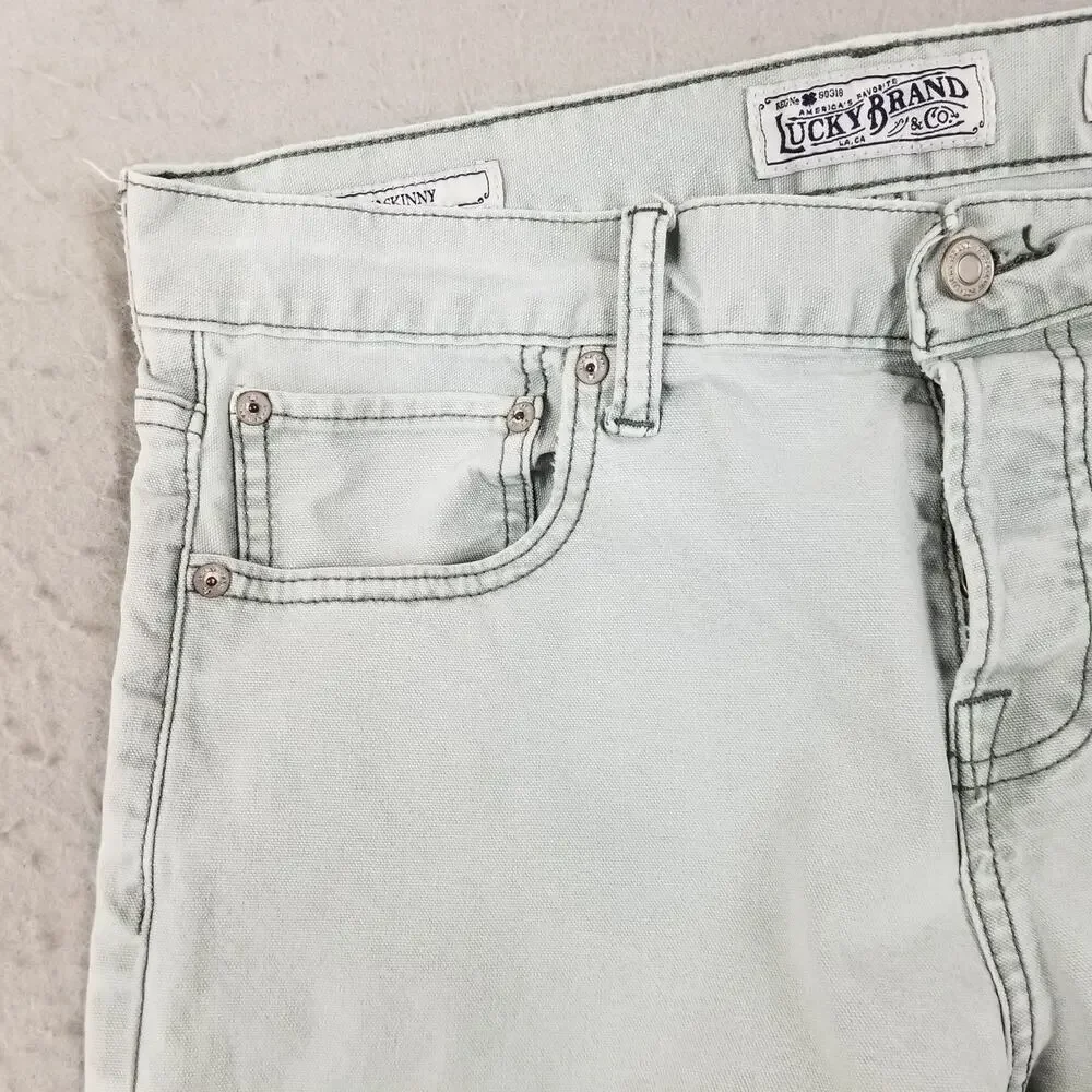 Lucky Brand 110 Skinny Jeans Mens‎ 31x32 Stretch Denim Modern Fit Pants