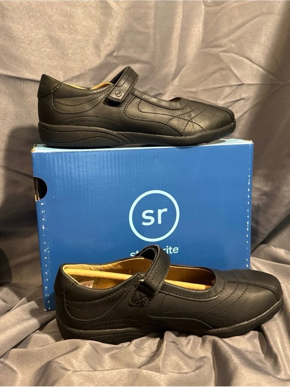 Stride Rite Black Mary Jane School Shoe