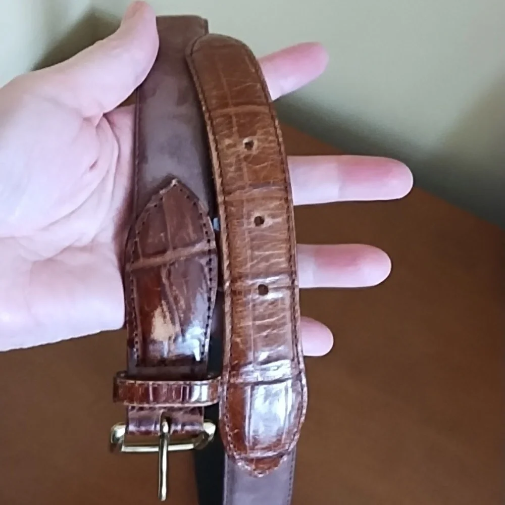 Saddlebred leather belt