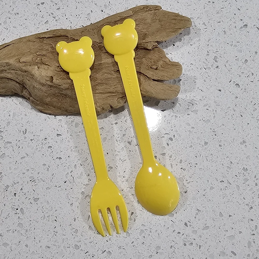 Sanrio 1977 Authentic Japan Import Fork & Spoon 